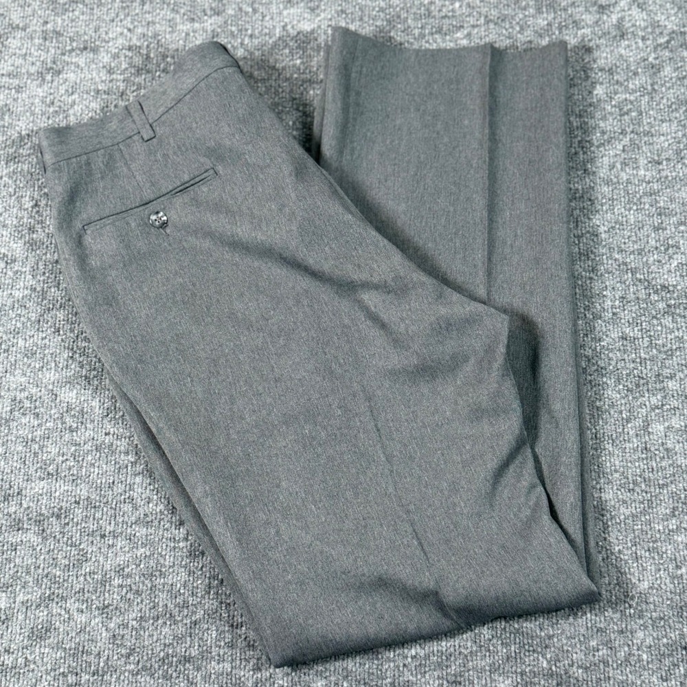 Vintage Y2K 90s 80s Botany 500 Gray Pleated Dress Pants 34X33.5 XL Made in USA